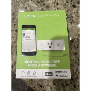 Belkin WEMO‎ Mini Smart Outlet Plug Wi-Fi Enabled White (F7C063) 2017 NEW in Box